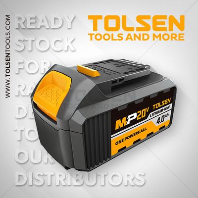 Tolsen 20V 4.0Ah Li-ion Battery Pack Model 87474_img_1