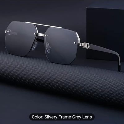 Fashionable New Glasses for Driving with A Large Face, Making You Look Slim, In A High-end Half-frame Square Glasses._img_1