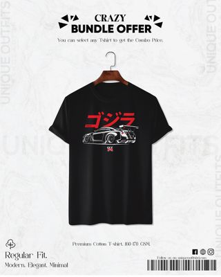 CR1 GTR35 Premium Automobile T shirt_img_0