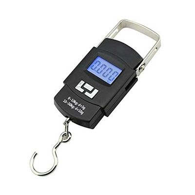 Digital Hanging Weight Scale, Portable Hanging Electronic Hook Scale-Black - Weight Machine Digital_img_1
