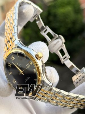 OMEGA SWEEP CHAIN TWO TONE BLACL DIAL_img_4