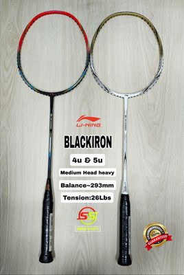 Li-Ning Blackiron Badminton Racket_img_0