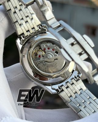 OMEGA SWEEP SILVER CHAIN GREEN DIAL_img_1