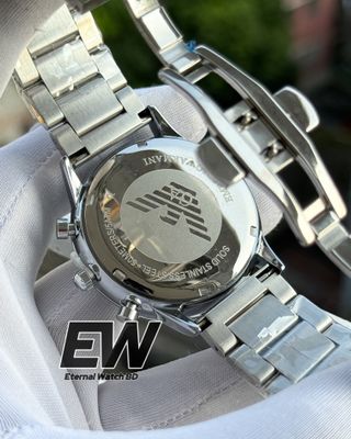 ARMANI CHAIN TWO TONE WHITE DIAL_img_1