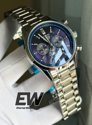 TAG 3 CHRONO SILVER CHAIN BLUE DIAL_img_0