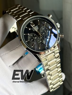 TAG 3 CHRONO SILVER CHAIN BLACK DIAL_img_0