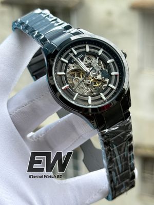 FOSSIL AUTOMATIC  CHAIN FULL BLACK WHITE DIGIT_img_0