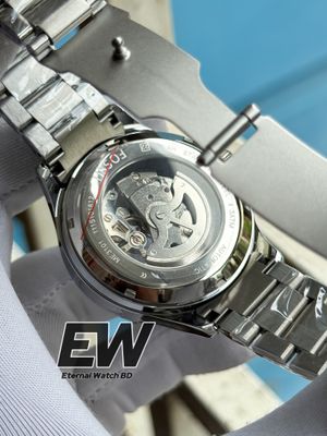 FOSSIL AUTOMATIC SILVER CHAIN WHITE DIAL_img_3