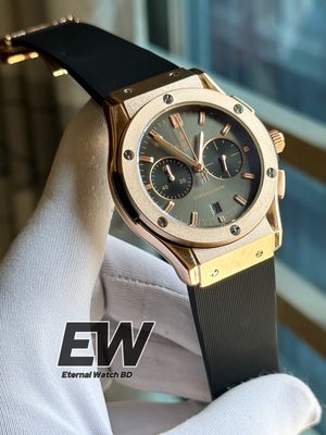 HUBLOT GREY DIAL RG CASE BLACK SILICON BELT_img_0