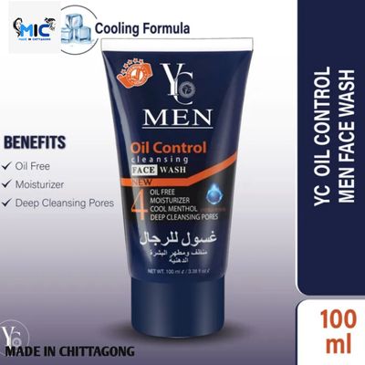 YC Oil Control For Men Face Wash 100 Mli_img_1