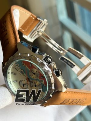 TAG ANNIVERSARY STRAP DIAL BROWN BELT SILVER CASE_img_4