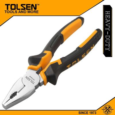 TOLSEN 7" Combination Pliers (180mm) TPR Handle Model: 10001_img_3