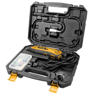 Tolsen 108Pcs Rotary Tool Set w/ Hard Case 130W Die Grinder Model: 79555_img_1