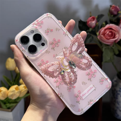Rose Garden Pink Butterfly Pop Case_img_4