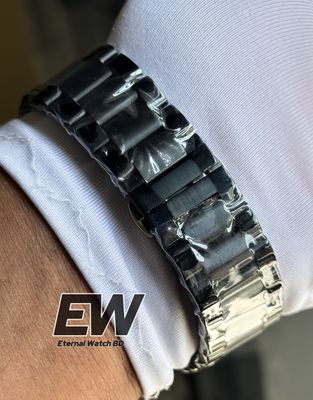 FOSSIL ARABIC CHAIN CHRONO FULL BLACK WHITE DIGIT_img_2