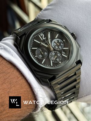 BVLGARI CHRONO CHAIN MATT BLACK_img_2