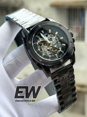 FOSSIL AUTOMATIC CHAIN FULL BLACK_img_0