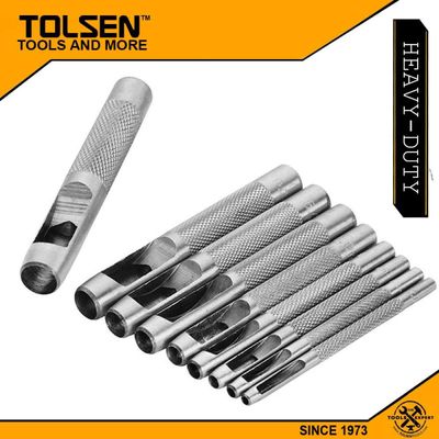 Tolsen Hole Leather Puncher Craft Set (2.5/3/4/5/6/7/8/9/10mm) Model:25093_img_1