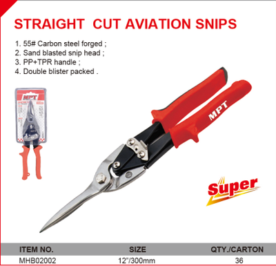 MPT 12" Aviation Tin Snip ( Straight Cutter ); MHB02002_img_0