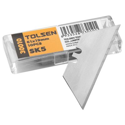 TOLSEN 10Pcs Cutter Blade Refill Set For SK5 (61x19mm)  Model: 30010_img_2