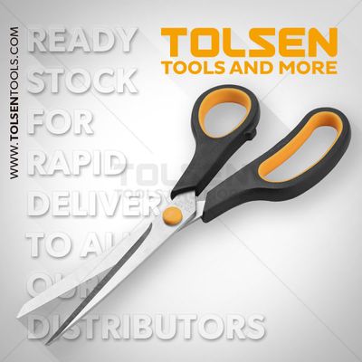 Tolsen Household Scissors (200mm, 8") Soft Grip Handle Model: 30044_img_2