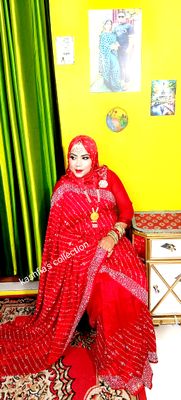Pure Red celebrity party saree_img_1