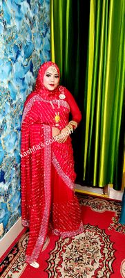 Pure Red celebrity party saree_img_5