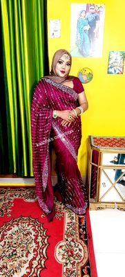 jam waine party saree_img_5