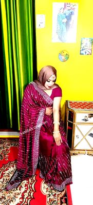 jam waine party saree_img_6