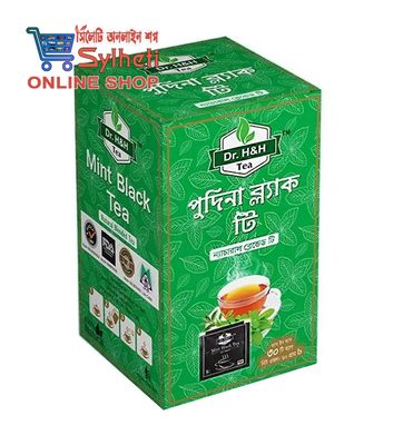 Mint Black Tea - 30 Tea Bags- Dr. H&H_img_1