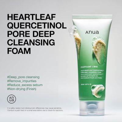 ANUA - HeartLeaf Quercetinol Pore Deep Cleansing Foam - 150ml_img_4