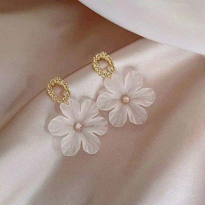 Simple flower earrings🌸✨_img_0