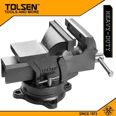 TOLSEN Bench Vice (5inch 150mm) Swivel Base with Anvil Model 10104_img_0