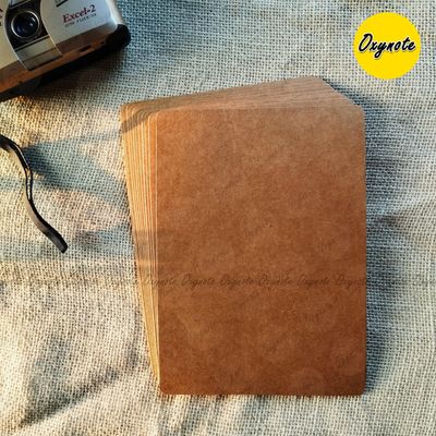 A5 & A6 Size Blank Kraft Card by OXYNOTE - Round Corner - 400GSM_img_6