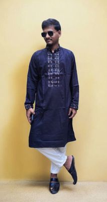 Premium Quality . Exclusive New Panjabi Design.Stylish and Trendy Panjabi for Men._img_0