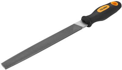 TOLSEN 8" Steel File Flat  TPR Handle 32001_img_3