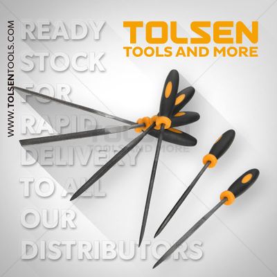 TOLSEN 6 Pcs Mini Files Metal Filing Rasp Needle File Model: 32046_img_3