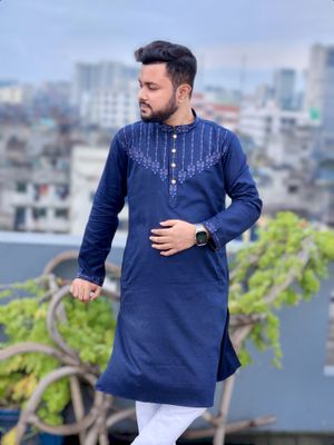 premium Elite embroidered panjabi code 717_img_1