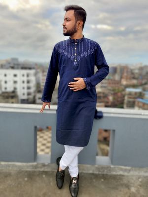 premium Elite embroidered panjabi code 717_img_2