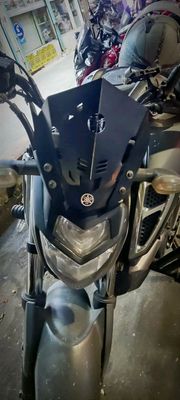 Premium Black Visor For Yamaha Fzs All Model_img_1