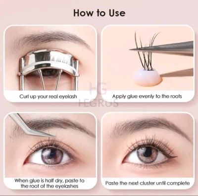 HEGRUS 9mm10mm11mm6mm Multi-size False Eyelashes..._img_6
