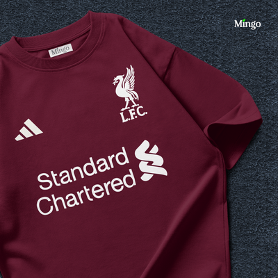 LIV - Maroon Dropshoulder Tshirt_img_1