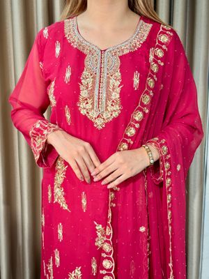 ইন্ডিয়ান জর্জেট থ্রি-পিস কালেকশন_img_7