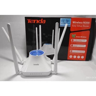 Tenda F6 300Mbps N300 4 Antenna Wifi Router_img_0