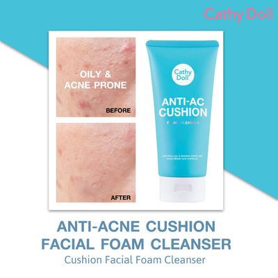 CathyDoll Anti-Acne Cushion Facial Foam Cleanser 120ml- 8858842073551_img_1