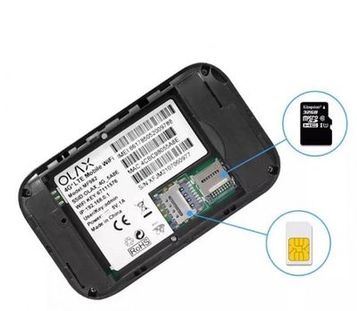 OLAX  4G LTE Pocket SIM Router MF982L – Black Color_img_1