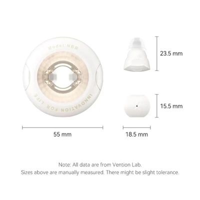 Vention NBRG0 T17 Wireless Bluetooth Earbuds – Beige_img_1