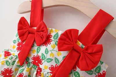 Imported 🌼 Girls’ Summer Floral Suspender Dress with Hat – INS Style Princess Outfit_img_3