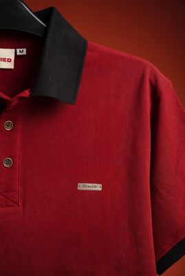 DENIED Premium Polo - Maroon_img_3