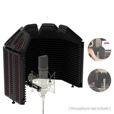 XTUGA Microphone Isolation Shield with Pop Filter_img_1